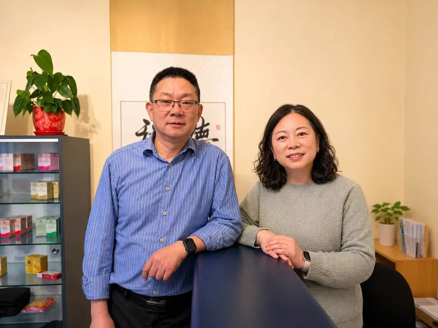 Jason and Jessica Zhang at Zhang Acupuncture Clinic